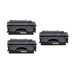 CC Premium Compatible 3 Pack HP 80X Cf280X Toner Cartridge In Black