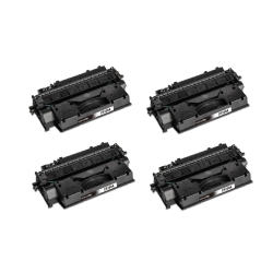 CC Premium Compatible 4 Pack HP 80A Cf280A Toner Cartridge In Black