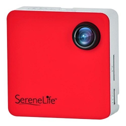 SERENE LIFE Serenelife Clip-On Wearable Camera 1080P Full HD With Built-In Wi-Fi, Ideal for Classroom to Record The Lecture, Sports, Jo