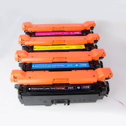 CC Premium Compatible HP 504X Ce250X Ce251A Ce252A Ce253A Black, Cyan, Magenta Toner Cartridge In Yellow