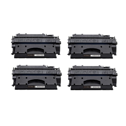 CC Premium Compatible 4 Pack HP 05X Ce505X Toner Cartridge In Black