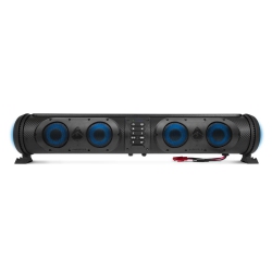 ECOXGEAR Soundextreme 26-Inch Amplified Powersports Bluetooth 8 Speaker Soundbar Waterproof Sandproof With Led Lighting 500 Watts Of Peak Power