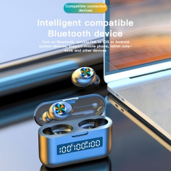 MATRIX Tws Bluetooth 5.0 Wireless Earbuds Waterproof Ipx7 Earphones Hifi Stereo In-Ear Sport 9D Stereo Headphones