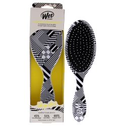 WET BRUSH Original Detangler Hipster Brush - Diagonal Checkers By for Unisex - 1 PC Hair Brush