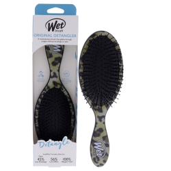 WET BRUSH Original Detangler Brush - Safari Leopard By for Unisex - 1 PC Hair Brush