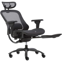 MOUSTACHE Luxury Ergonomic Office Chair With Headrest And Footrest, Manager And Executive Task Chair Computer Desk Chair Supports Up to 275 Lbs