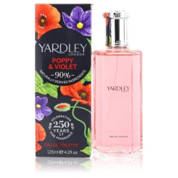 YARDLEY LONDON Yardley Poppy & Violet By Eau De Toilette Spray 4.2 OZ