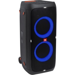 JBL - Partybox 310 Portable Rolling Bluetooth Party Speaker W Lightshow - In Black