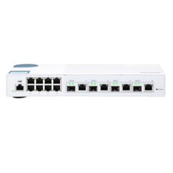 QNAP Qsw-M408-4C-Us 10GBe Managed Switch, With 4-Port 10GBe Sfp+/rj45 Combo And 8-Port Gigabit