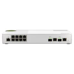 QNAP Qsw-M2108-2C Entry-Level 10GBe And 2.5GBe Layer 2 Web Managed Switch for Smb Network Deployment