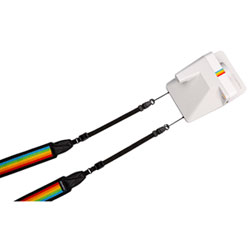 Polaroid Flat Camera Strap for Now/OneStep+/OneStep 2 - Grey/Rainbow