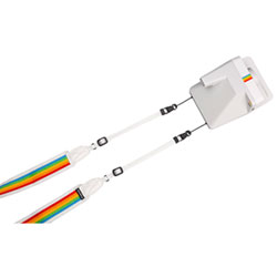 Polaroid Flat Camera Strap for Now/OneStep+/OneStep 2 - Grey/Rainbow