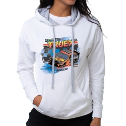 DEL SOL Nascar Hooded Sweatshirt - Martin Truex Jr - 2 By Delsol for Women - 1 PC T-Shirt (L) In White