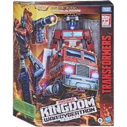 TRANSFORMERS War for Cybertron Kingdom 8 Inch Action Figure Leader Class Wave 1 - Optimus Prime (Refresh)