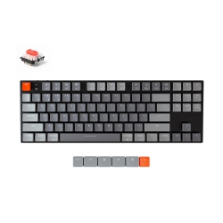 KEYCHRON K1 (Versiom 4) Wireless Mechanical Keyboard - Gateron Low Profile - RGB In Red