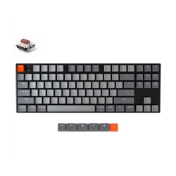 KEYCHRON K1 (Version 4) Wireless Mechanical Keyboard - Gateron Low Profile - Wh Led In Brown