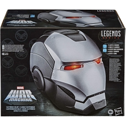 MARVEL Legends Avengers Life Size Prop Replica Helmet - War Machine Premium Electronic Helmet