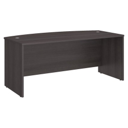 SCRANTON & CO 72" X 36" Bow Front Desk In Storm In Gray