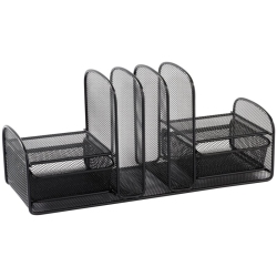 PEMBERLY ROW Mesh Multi-Purpose Desk Organizer In Black
