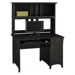 KINGFISHER LANE Mission Desk With Hutch In Aged Tobacco