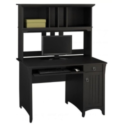 BOWERY HILL Mission Desk With Hutch In Aged Tobacco