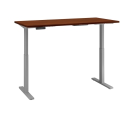 BBF Move 60 Series 72W X 30D Adjustable Desk In Hansen Cherry - Engineered Wood