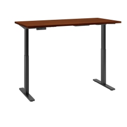 BBF Move 60 Series 72W X 30D Adjustable Desk In Hansen Cherry - Engineered Wood