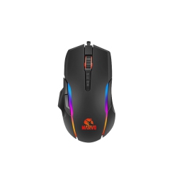 MARVO Pro - Wired 8 Button Optical Gaming Mouse, Dpi: 1000/2000/3000/6000/8000/10000, RGB Backlight