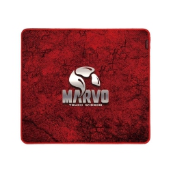 MARVO Pro - Mouse Pad, 450X400X3Mm, High Density Waterproof Textile Surface In Red
