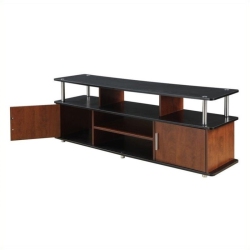 PEMBERLY ROW 59" Xl Monterey Tv Stand In Cherry And In Black