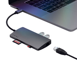 Satechi V2 8-Port USB-C Multi-Port Adapter with 4K HDMI & Ethernet
