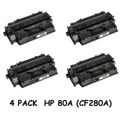 BESTONER 4 Pack HP 80A (Cf280A)/hp80A/80A/hp80A/80A/cf280A/cf280A/cf280/280/80A/80 HP Laserjet Pro M401 M425D