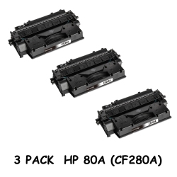 BESTONER 3 Pack HP 80A (Cf280A)/hp80A/80A/hp80A/80A/cf280A/cf280A/cf280/280/80A/80 HP Laserjet Pro M401 M425D