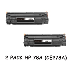 BESTONER 2 Pack HP 78A (Ce278A)/hp 78A/hp78A/ce278/hpce278A/hp Ce278/hp Ce278/78A Toner Cartridge HP M1536 P1606 1566 In Black