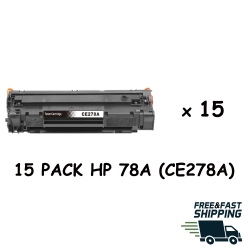 BESTONER 15 Pack HP 78A (Ce278A)/hp 78A/hp78A/ce278/hpce278A/hp Ce278/hp Ce278/78A Toner Cartridge HP M1536 P1606 1566 In Black