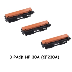 BESTONER 3 Pack HP 30A (Cf230A)/hp30A/hp30A/cf230/230A/cf230A/cf230A/30A/cf230/230/hp30/hp30A Toner HP M203D M227Fdn In Black