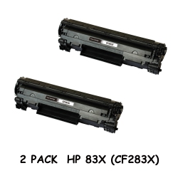 BESTONER 2 Pack HP 83X (Cf283X)/hp 83X/hp83/cf283/hpcf283X/hp Cf283/hp Cf283/83X Toner Cartridge HP M201 M125 M127 M225D In Black