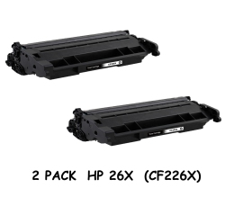 BESTONER 2 Pack HP 26X (Cf226X)/hp26X/hp26X/cf226/cf226X/26X/26A/hp 26A/hp26/26A/26X/226A Toner Cartridge HP M402 M426 In Black