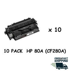 BESTONER 10 Pack HP 80A (Cf280A)/hp80A/80A/hp80A/80A/cf280A/cf280A/cf280/280/80A/80 HP Laserjet Pro M401 M425D