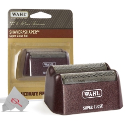 WAHL Professional 5-Star Series #7031-400 Replacement Foil Assembly – & Silver – Super Close In Red