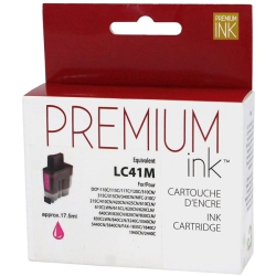 NUDEN Premium Ink Cartridge - Alternative for Brother Lc41M - In Magenta