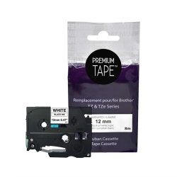 NUDEN Premium Tape Label Tape - Alternative for Brother Tze-231