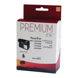 NUDEN Premium Ink Cartridge - Alternative for Brother Lc79Bk - In Black