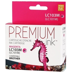 NUDEN Premium Ink Cartridge - Alternative for Brother Lc103Ms - In Magenta