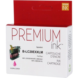 NUDEN Premium Ink Cartridge - Alternative for Brother Lc20Em - In Magenta