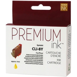 NUDEN Premium Ink Cartridge - Alternative for Canon Cli-8Y - In Yellow