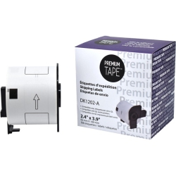 NUDEN Premium Tape Die-Cut Shipping Labels - Alternative for Brother Dk-1202