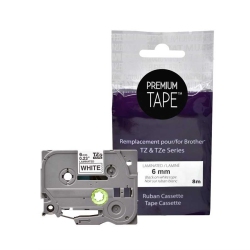 NUDEN Premium Tape Label Tape - Alternative for Brother Tze-211