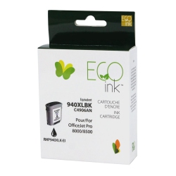 NUDEN Premium Ink Cartridge - Remanufactured for Hewlett Packard C4906A / 940Xl - In Black