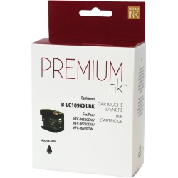 NUDEN Premium Ink Cartridge - Alternative for Brother Lc109Bks - In Black